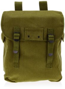 fox outdoor products musette bag, olive drab, 12 x 12-inch
