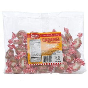 goetze's candy vanilla caramel creams - 1 pound bag (16 ounces) - fresh from the factory