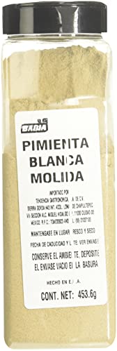 Badia Spices inc Spice, White Pepper Ground, 16-Ounce