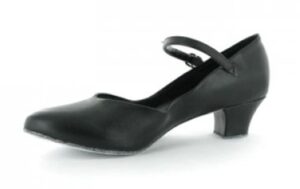 so'danca women's practice character ballroom shoe 1.5in heel black 9m us
