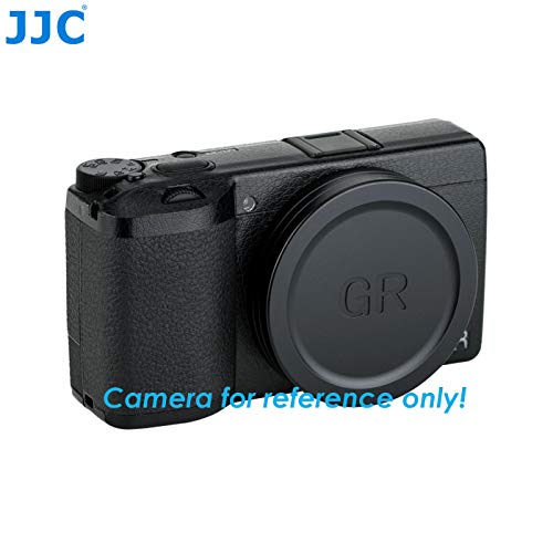 JJC LC-GR3 Metal Lens Cap for Ricoh GR III GR IIIx and GR II Camera, Ricoh GR III Lens Cap, Lens Cap for Ricoh GRIII GR IIIx GRII, Made of Premium Aluminium Alloy