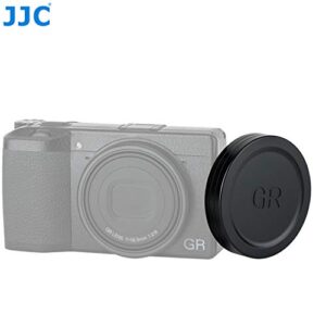 JJC LC-GR3 Metal Lens Cap for Ricoh GR III GR IIIx and GR II Camera, Ricoh GR III Lens Cap, Lens Cap for Ricoh GRIII GR IIIx GRII, Made of Premium Aluminium Alloy