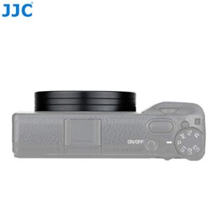 JJC LC-GR3 Metal Lens Cap for Ricoh GR III GR IIIx and GR II Camera, Ricoh GR III Lens Cap, Lens Cap for Ricoh GRIII GR IIIx GRII, Made of Premium Aluminium Alloy