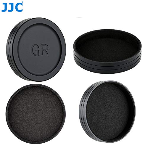 JJC LC-GR3 Metal Lens Cap for Ricoh GR III GR IIIx and GR II Camera, Ricoh GR III Lens Cap, Lens Cap for Ricoh GRIII GR IIIx GRII, Made of Premium Aluminium Alloy