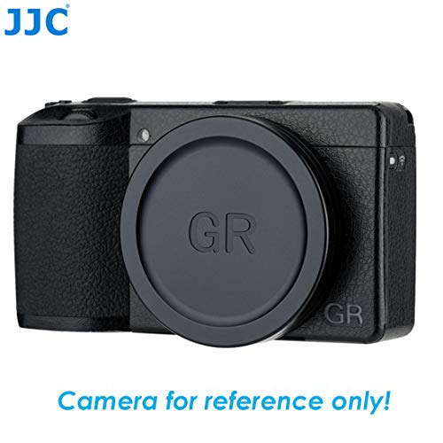 JJC LC-GR3 Metal Lens Cap for Ricoh GR III GR IIIx and GR II Camera, Ricoh GR III Lens Cap, Lens Cap for Ricoh GRIII GR IIIx GRII, Made of Premium Aluminium Alloy