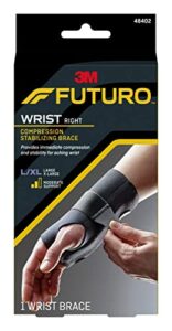 futuro compression stabilizing wrist brace, breathable, large/x-large