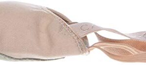 Capezio Women's Canvas Pirouette ii Dance Shoe, Nude, Medium