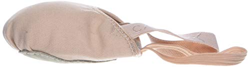 Capezio Women's Canvas Pirouette ii Dance Shoe, Nude, Medium