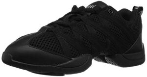 bloch women's criss cross dance shoe, black, 9 medium us