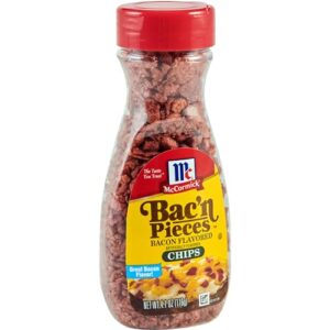 mccormick bac'n pieces bacon flavored chips, 4.1 oz