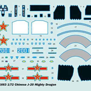 Trumpeter 1/72 Chinese J20 Fighter