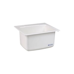 mustee 10c utility sink, 22 x 25-inch, white