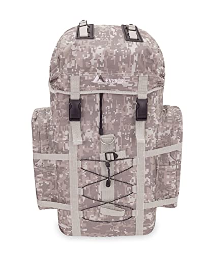 Everest Digital Camo Hiking Backpack, Digital Camouflage, One Size