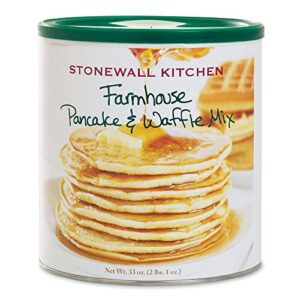 stonewall kitchen farmhouse pancake & waffle mix, 33 oz