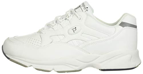 Propet Women's Stability Walker Shoe White 7.5 E (4E)