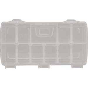 stanley tools 014009r 11-compartment clear organizer