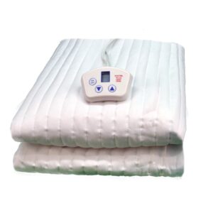 electrowarmth m30fl single long heated mattress pad, fits split queen mattress, 30-inch by 80-inch