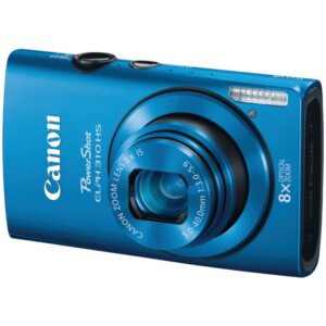 canon powershot elph 310 hs 12.1 mp cmos digital camera with 8x wide-angle optical zoom lens and full 1080p hd video (blue)