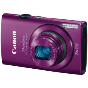 canon powershot elph 310 hs 12.1 mp cmos digital camera with 8x wide-angle optical zoom lens and full 1080p hd video (purple)