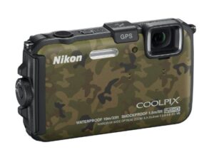nikon coolpix aw100 16 mp cmos waterproof digital camera (camouflage)