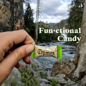 CHIMES ORIGINAL Ginger Chews (1-Pound 1 LB BAG) Premium Natural Chewy Ginger Candy — 16 OZ Individually Wrapped Ginger Chew Candy