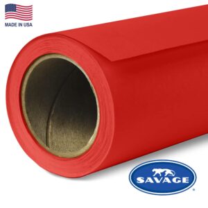 Savage Seamless Background Paper - #8 Primary Red (107 in x 36 ft)