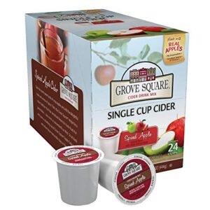 grove square cider pods, variety pack, single serve (pack of 24) (packaging may vary)