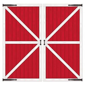barn door props party accessory (1 count) (2/pkg)