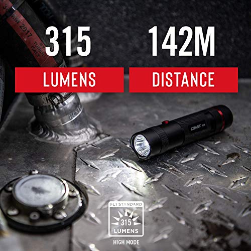 COAST PX20 Dual Color 315 Lumen LED Flashlight