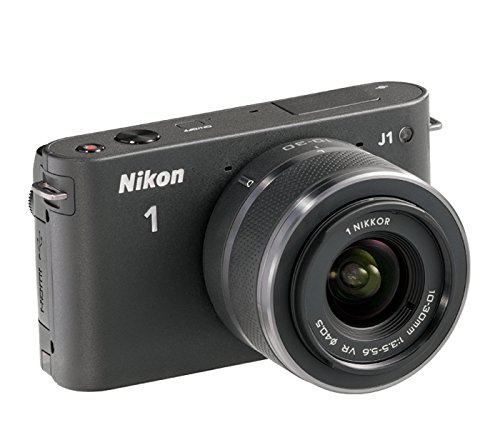 Nikon 1 J1 HD Digital Camera System with 10-30mm Lens (Black) (OLD MODEL)
