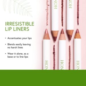 Honeybee Gardens Irresistible Lip Liner In Spice, Rosey Cinnamon Color, Long-Lasting, Gluten-Free, Vegan, 0.04 oz