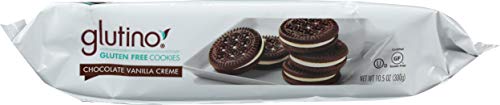 Gluten Free by Glutino Chocolate Vanilla Creme Cookies, Decadent Cookie, 10.5 Ounce