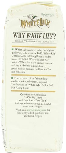 White Lily Unbleached Self Rising Flour, 5-lb bag