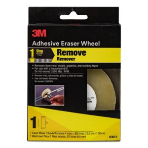 3M 03612 4" x 5/8" Adhesive Eraser Wheel