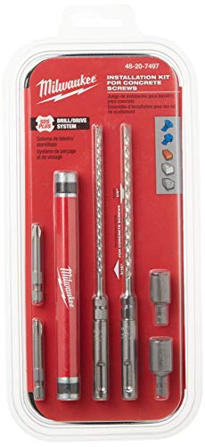 MILWAUKEE ELEC TOOL 48-20-7497 Tapcon SDS Install Kit,