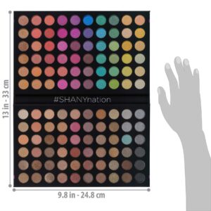 SHANY Ultimate Fusion - 120 Color Highly Pigmented Makeup Palette Long Lasting Blendable Natural Colors Eye shadow Palette Natural Nude and Neon Combination