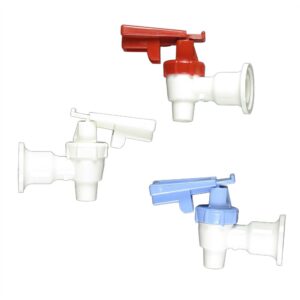 tomlinson 1009470 white cooler replacement faucet - red touch guard
