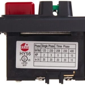 Woodstock D4157 110/220 Volt Single Phase On/Off Switch