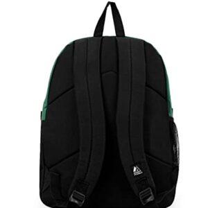 Everest Double Main Compartment Backpack, Dark Green, One Size