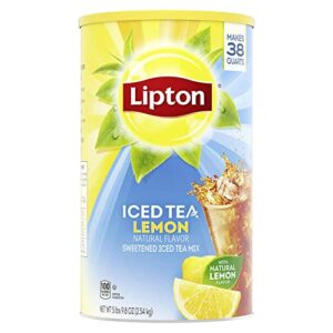 lipton iced tea mix, lemon 38 qt