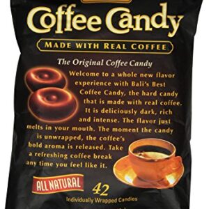 Bali's Best Coffee Candy Individually Wrapped, 0.35pounds (42 pcs)