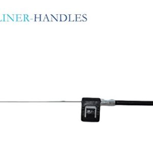 FR Recliner-Handles Car Door Flapper Style/Large Trigger and Longer Cable