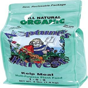 neptune's harvest kelp meal multi-purpose plant food 1-0-2, 4 lb