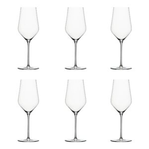 zalto denk'art white wine glass made from lead-free crystal | boxed set of 6
