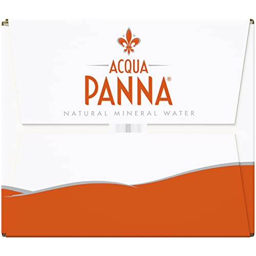 Acqua Panna Natural Spring Water, 16.9 Fl. Oz. Plastic Bottles, Pack of 24