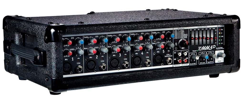 Yorkville MicroMix MM5D 5 Channel Powered Box Mixer