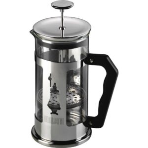 Bialetti French Press Coffee Maker, 8 Cup, Preziosa Stainless Steel