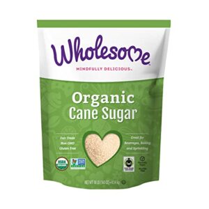 wholesome organic cane sugar, fair trade, non gmo & gluten free, 10 pound (pack of 1) - packaging may vary