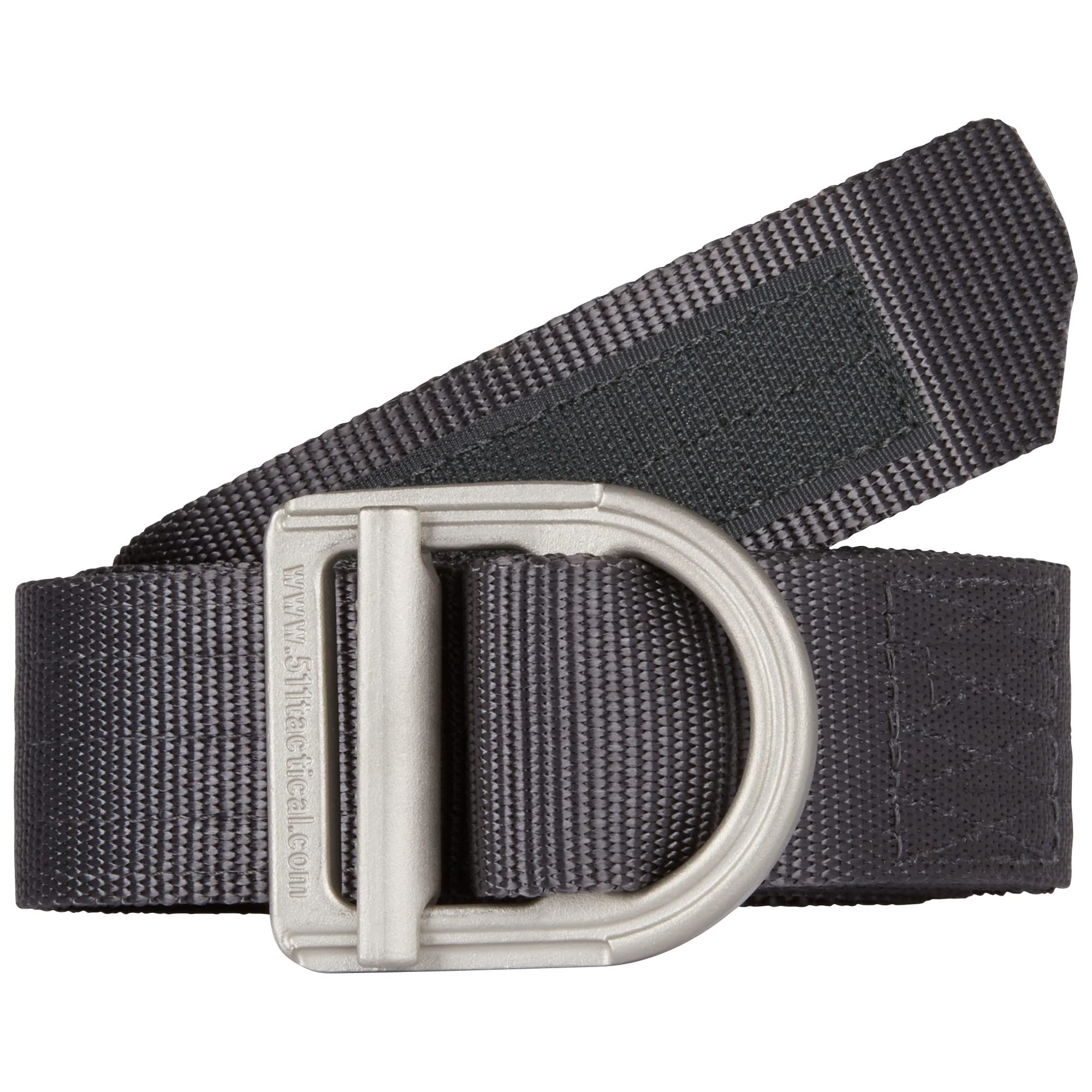 5.11 Tactical Men's Military Trainer Belt, Fade and Rip Resistant, Nylon Mesh, Charcoal, Medium, Style 59409