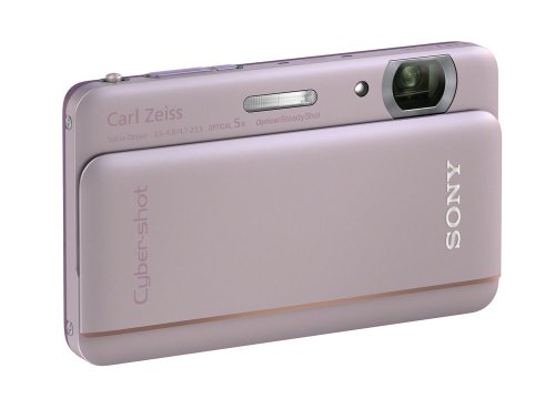 Sony Cyber-shot DSC-TX66 18.2 MP Exmor R CMOS Digital Camera with 5x Optical Zoom and 3.3-inch OLED (Pink) (2012 Model)